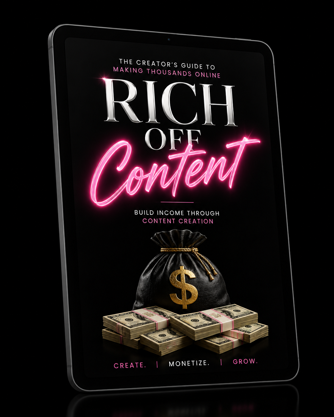 ⭐️💰🕺🏽Rich Off Content : The Creator's Guide to Making Thousands Online | Build Income Through Content Creation Today!